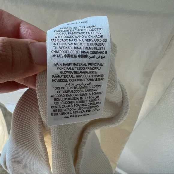 BODEN Ivory Broderie Sweatshirt - Picture 7 of 7